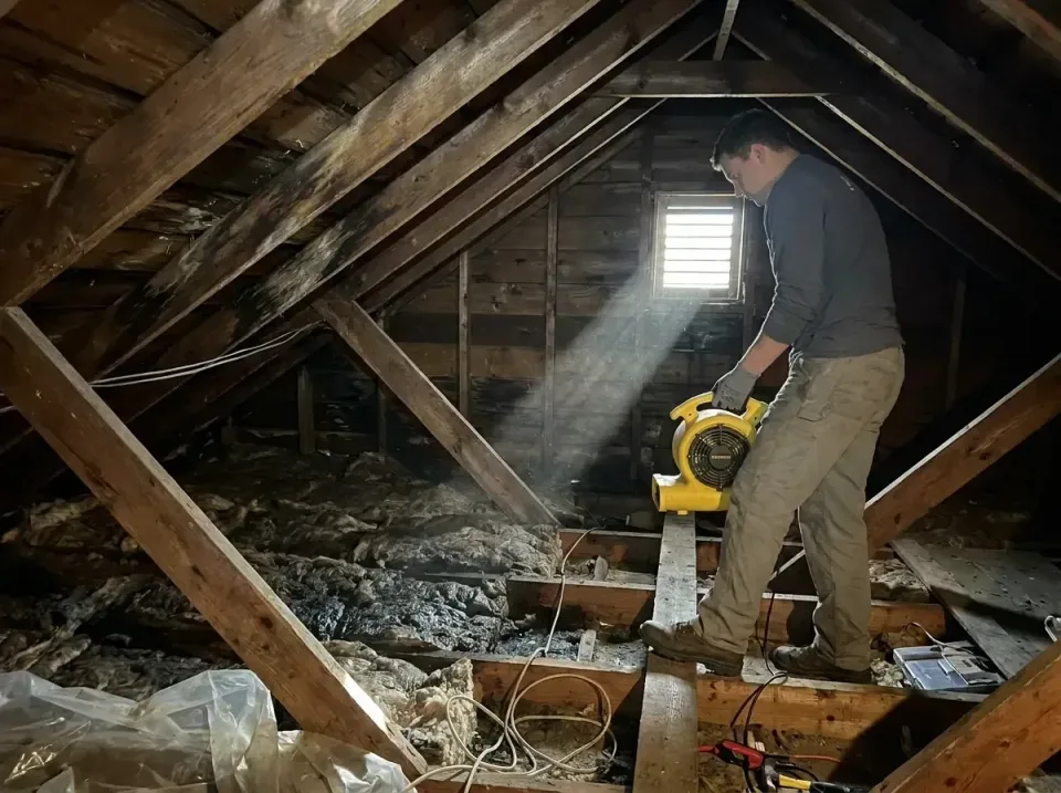attic-water-damage-drying-proc-007 — frequently asked questions, Emergency Water Extraction & 24/7 Flood Response in Nicoma…